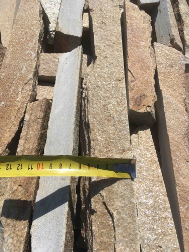 Горбушка златолит золотистый для облицовки купить в Тульской области