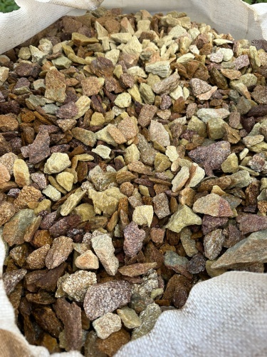 Златолит персиковый декоративная каменная крошка купить в Тульской области