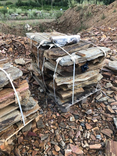 Плитняк кора дерева 50-100мм для пошаговых дорожек купить в Тульской области