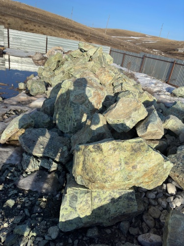 Камни для ландшафтного дизайна зелёные 10-60 килограмм купить в Тульской области