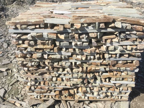 Горбушка златолит золотистый для облицовки купить в Тульской области