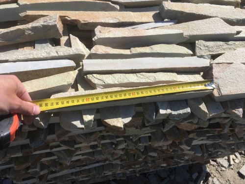 Горбушка златолит золотистый для облицовки купить в Тульской области