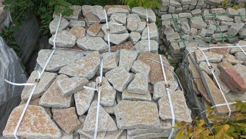 Гранитный плитняк галтованный для парковки купить в Тульской области