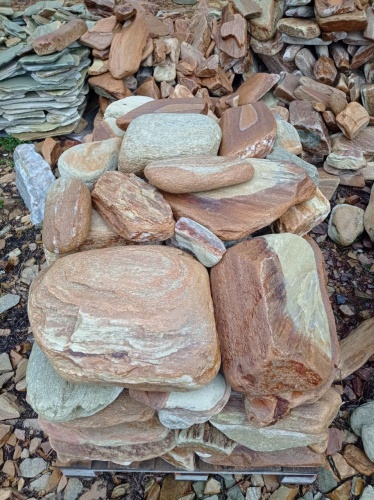 Златолит жёлтый, жёлто-зелёный глыбки и валуны для ланшафтного дизайна купить в Тульской области